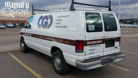 Vehicle Vinyl Wraps, Vinyl Graphics, and Custom Lettering From Magnify Signs Denver