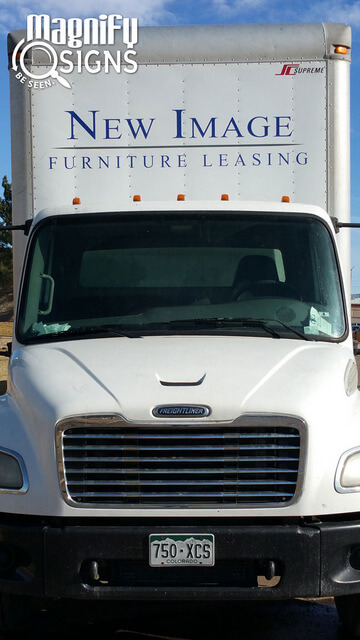 Box Truck Lettering and Graphics Denver