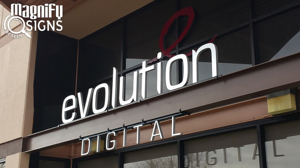 Evolution Digital Exterior Aluminum Sign
