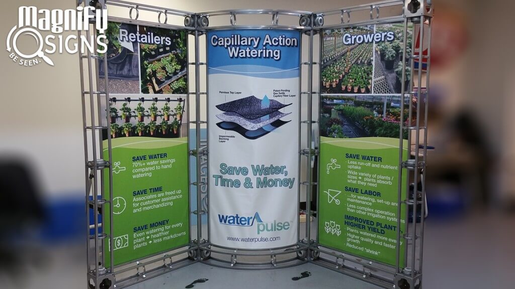 WaterPulse Trade Show Display Booth