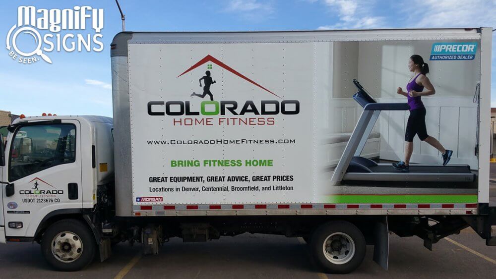 Vehicle Wrap for Colorado Home Fitness in Denver, CO