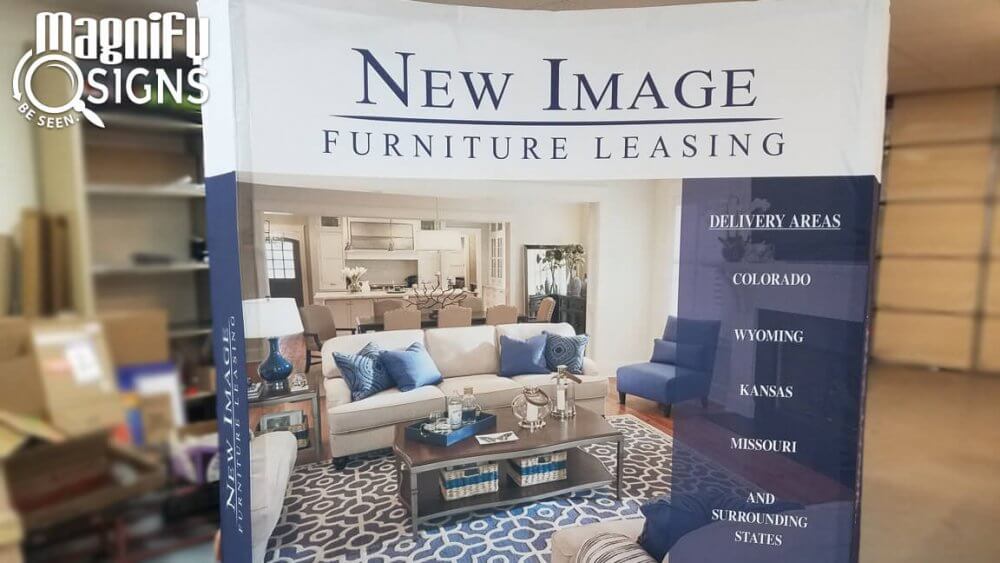 Custom Trade Show Display for New Image Furniture Leasing in Denver, CO