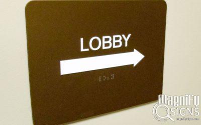 3 Tips to Create ADA-Compliant Signs for Your Office Lobby