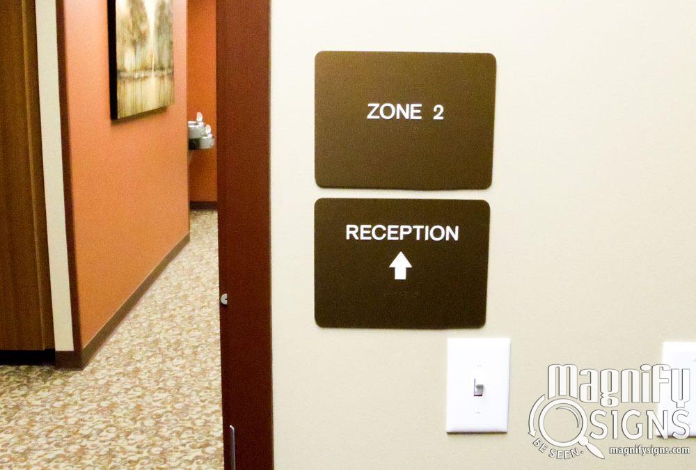 Directional signs for Offices