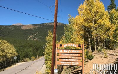 Capturing the Essence of Colorado with Exterior Wood Signs