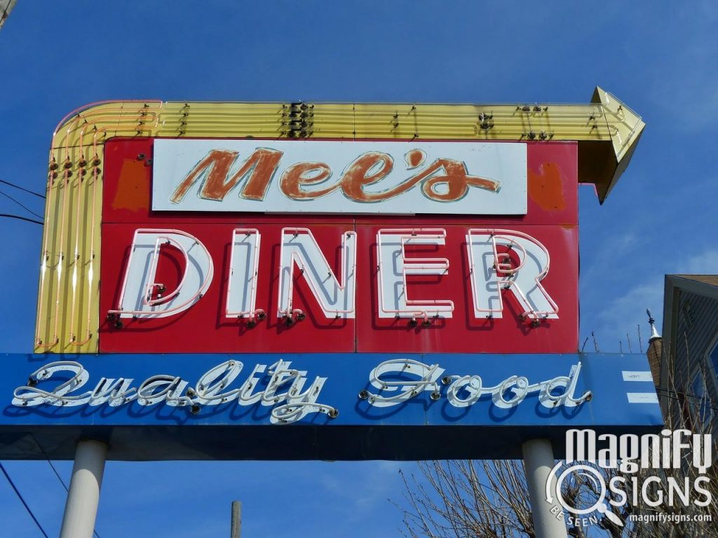 Business Neon outdoor sign