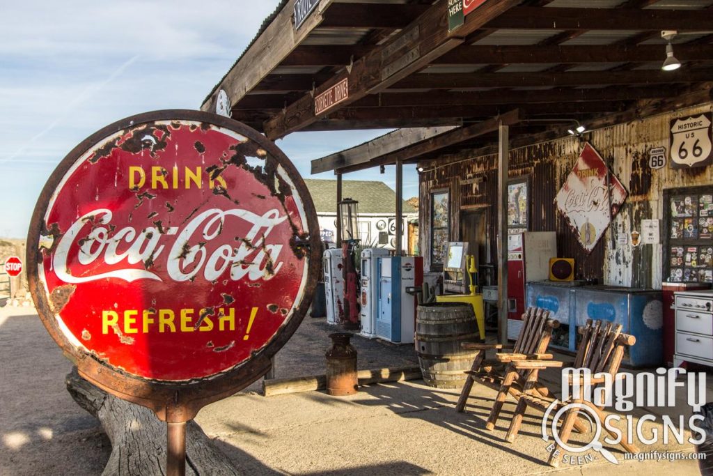 Rusty sign