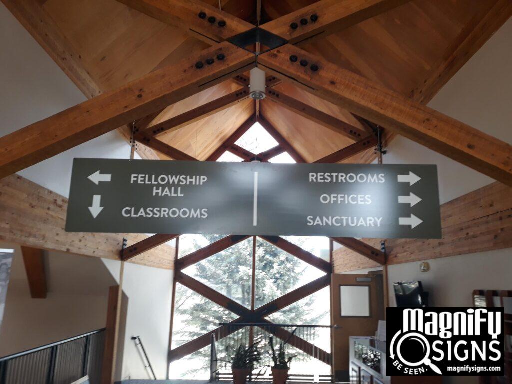 Interior church signs by Magnify Signs, showcasing diverse options for every budget and need