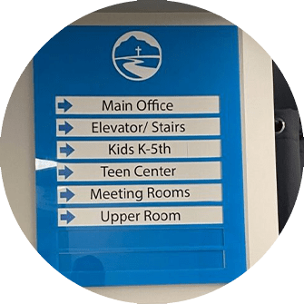 Wayfinding Directional Sign