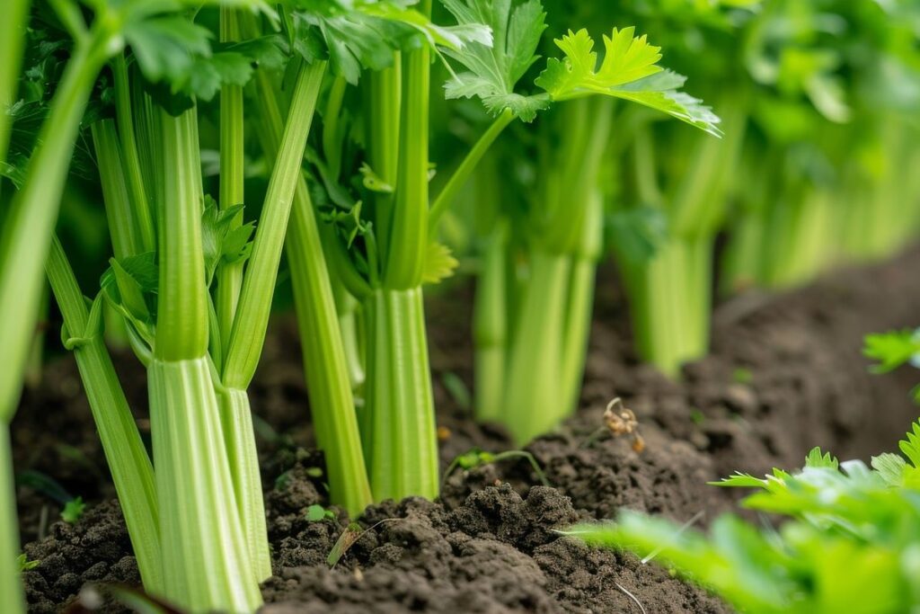 Celery plantation