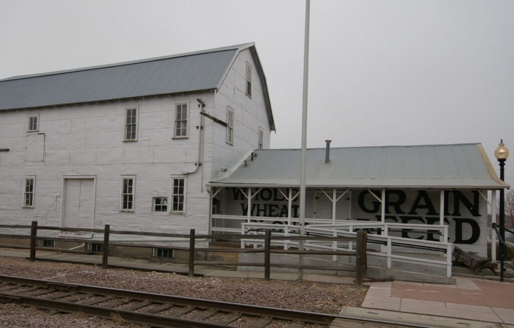 Arvada Flour Mill is a vacant flour mill in Arvada, Colorado owned by Tiller's Moving & Storage, Inc.