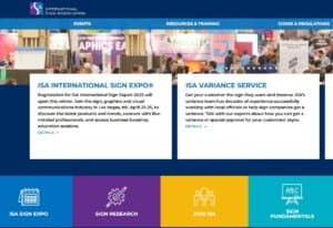 International Sign Association - homepage
