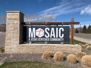 Monument Church Sign in Denver